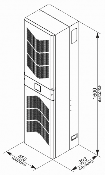 Кондиционер для шкафа настенный UNISPLIT MHW-560S(3) UNIcontroller